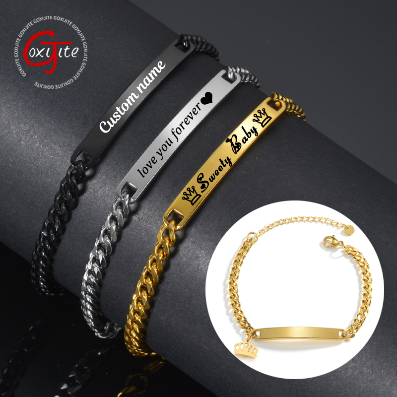 Bracelet Link Remover - Goxijite Niestandardowa bransoletka z grawerowanym imieniem