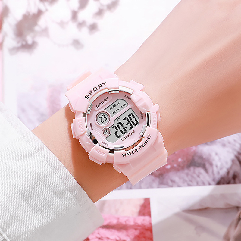 Smartwatch Digital Watches For Kid Boy - Modne zegarki dla dzieci Luminous wodoodporny