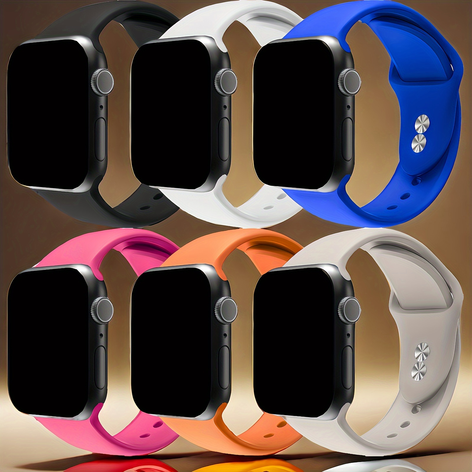 Smartwatch Iphone Watches For Women - Sportowy Miękki Silikonowy Pasek do Apple