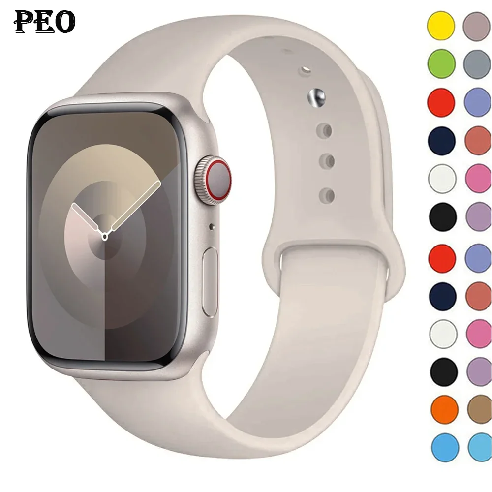 Smartwatch Iphone Watches For Women - Silikonowy pasek do Apple Watch 44mm