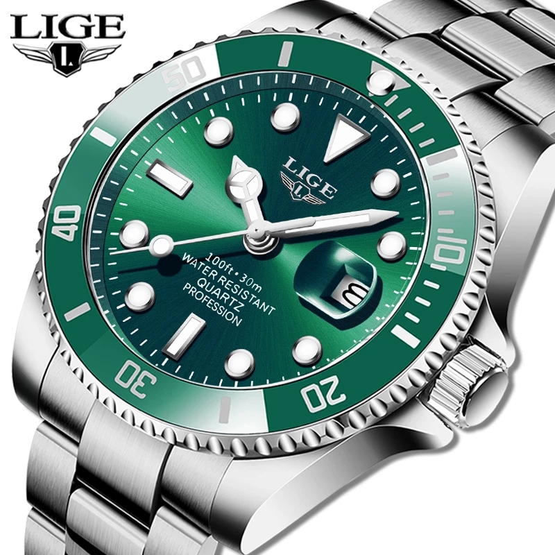 Smartwatch Watches For Men Brands - LIGE Top marka luksusowa moda zegarek