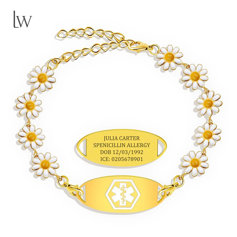 Bracelet Link Remover - Personalizowane bransoletki medyczne z ostrzeżeniami, personalizowane