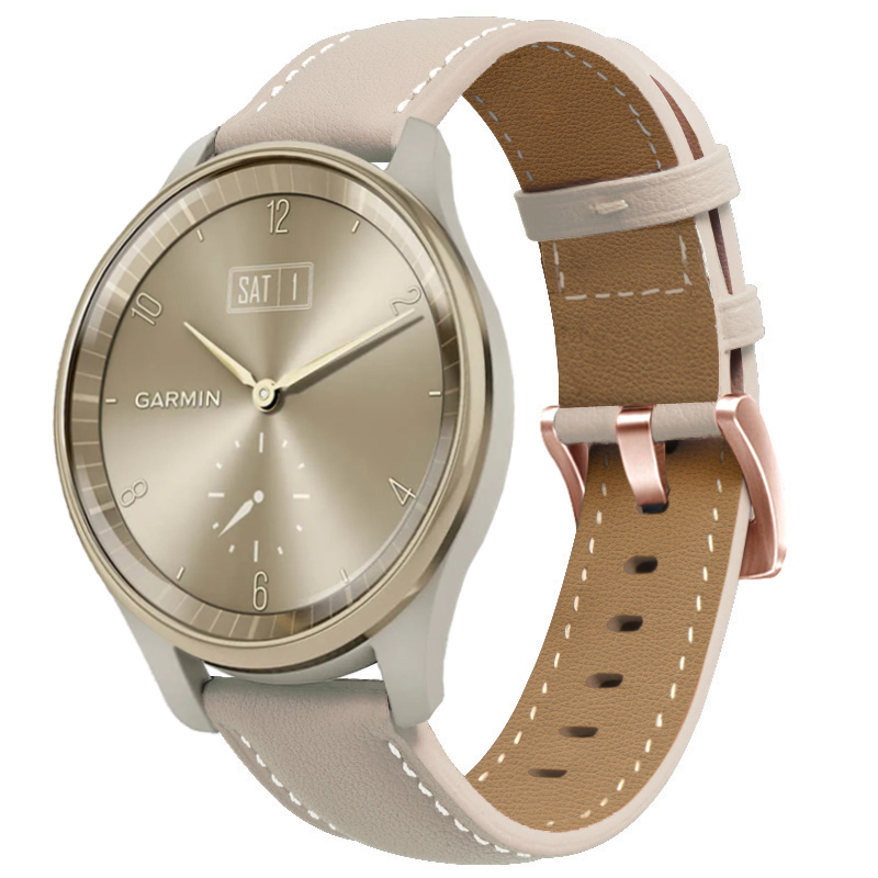 Smartwatch Trending Watches For Women - 20mm skórzany pasek do Garmin Vivomove