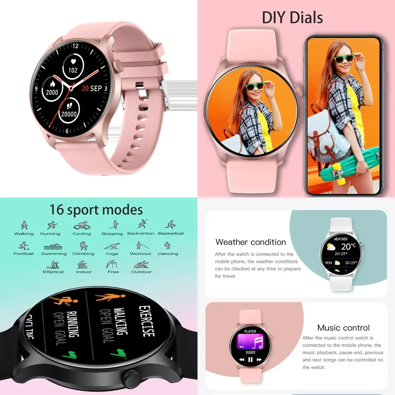 Watch Smartwatch Android - SENBONO MAX8 Smartwatch Męski Damski z