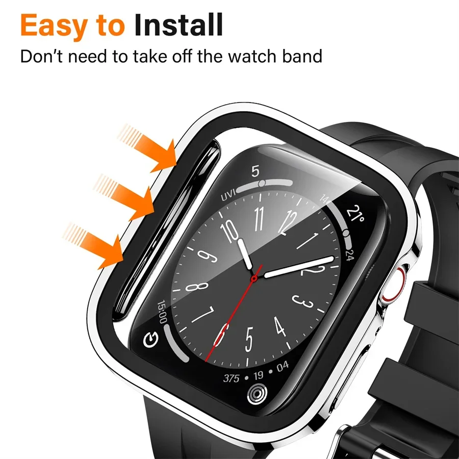 Szkło + osłona do etui Apple W – Smartwatch Iphone Watches For Women recenzja i cena
