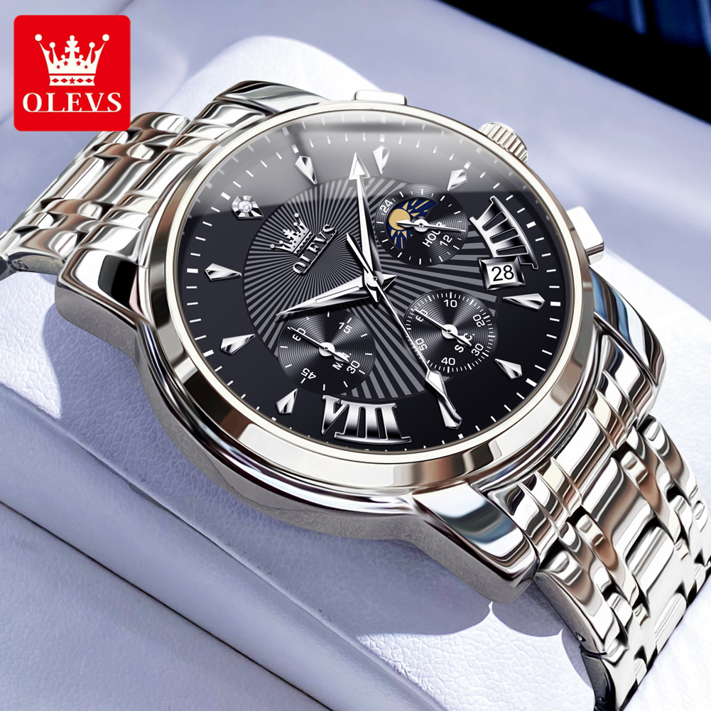 OLEVS Męskie Zegarki Modne Ze  – Smartwatch Trending Watches For Men recenzja i cena
