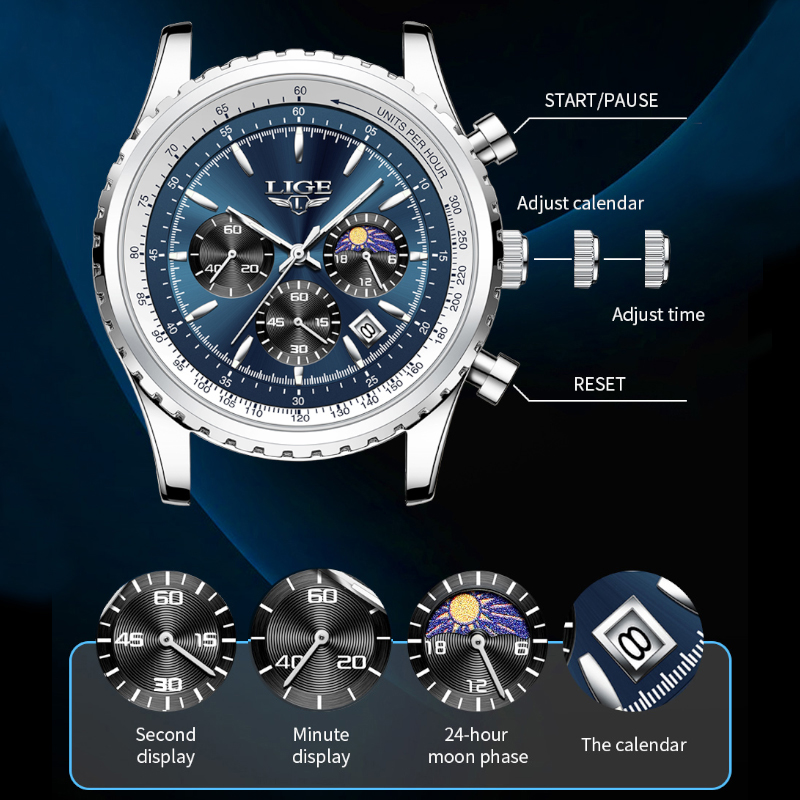 Markowe luksusowe kwarcowy zeg – Smartwatch Watches For Men Brands recenzja i cena