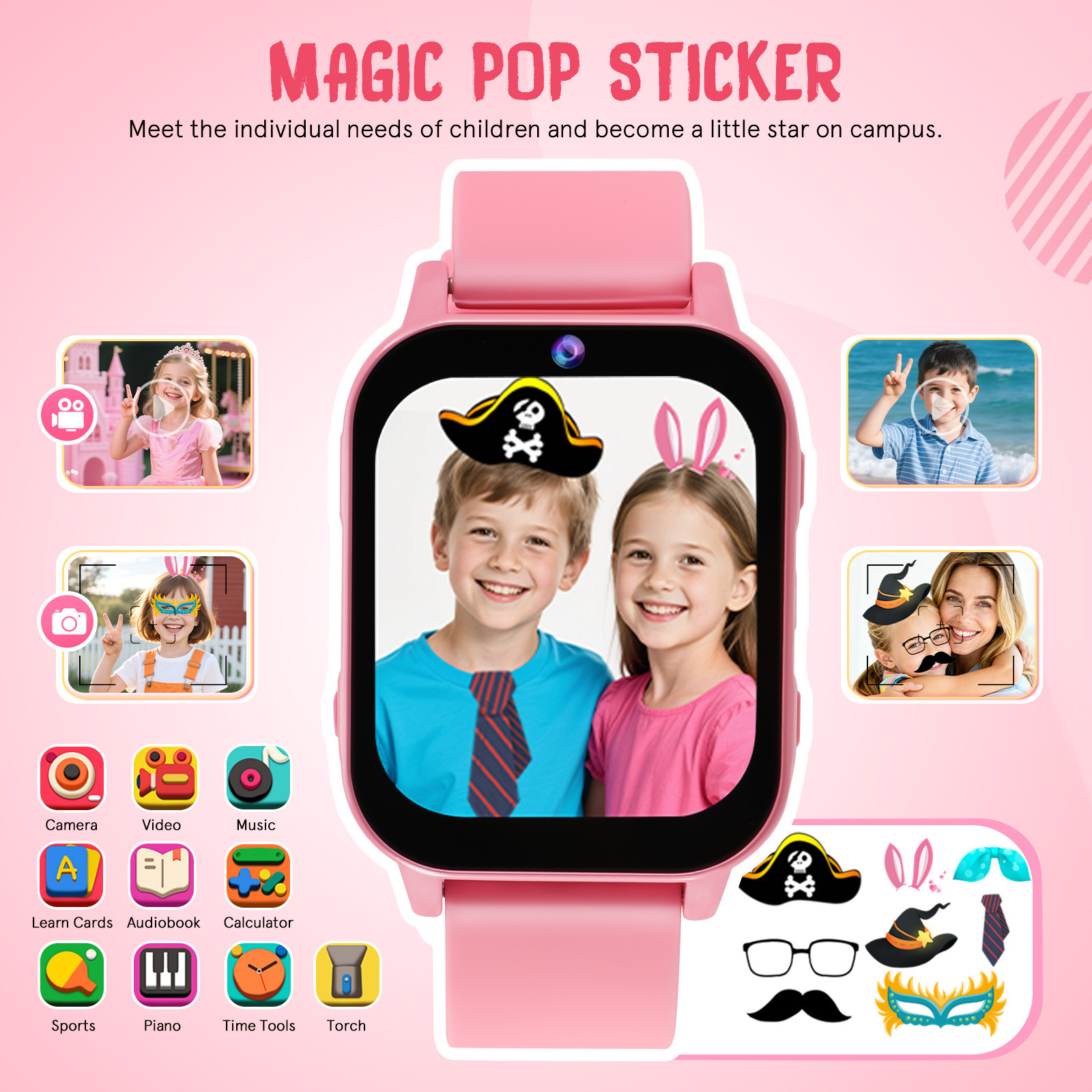 Dziecięcy zegarek cyfrowy z gr – Smartwatch Watches Digital recenzja i cena