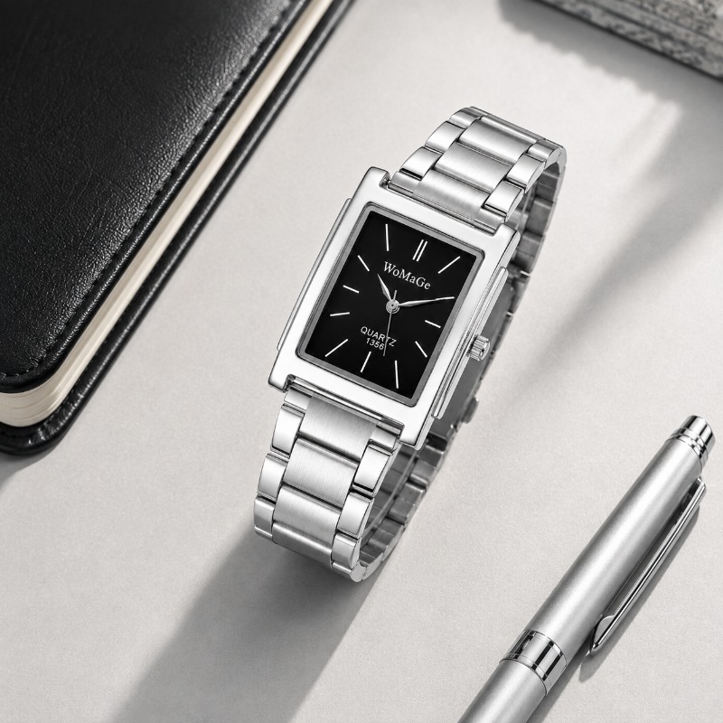 Męski zegarek biznesowy, modny – Smartwatch Square Watches For Men recenzja i cena