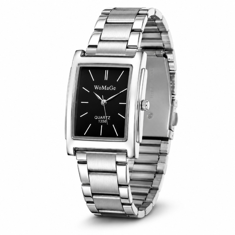 Męski zegarek biznesowy, modny – Smartwatch Square Watches For Men recenzja i cena