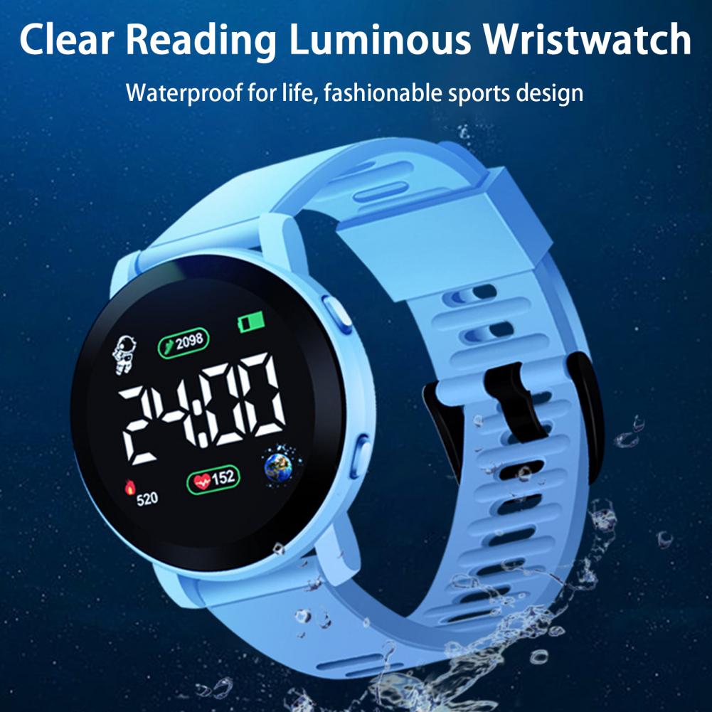 Dziecięcy zegarek LED cyfrowy, – Smartwatch Digital Watches For Kid Boy recenzja i cena