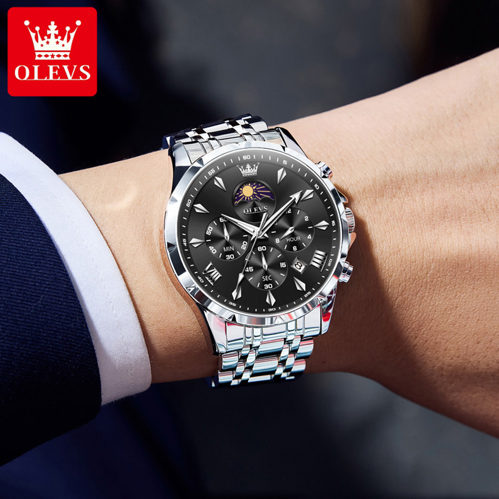 Zegarek męski OLEVS 3653 z kal – Smartwatch Watches For Men Brands recenzja i cena