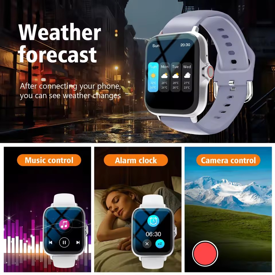 2026 Nowy Smartwatch z Funkcją – Smartwatch Square Watches For Men recenzja i cena