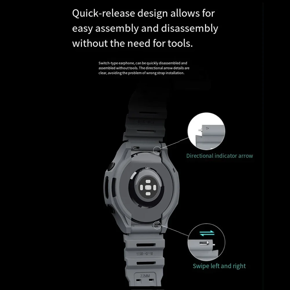 Silikonowe Paski do Samsung Ga – Watch Smartwatch Android recenzja i cena