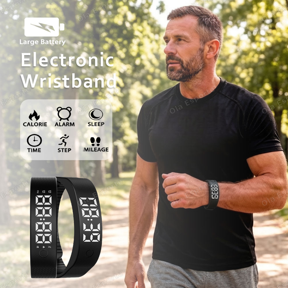 Wibrujący budzik zegarek dla g – Smartwatch Square Watches For Men recenzja i cena