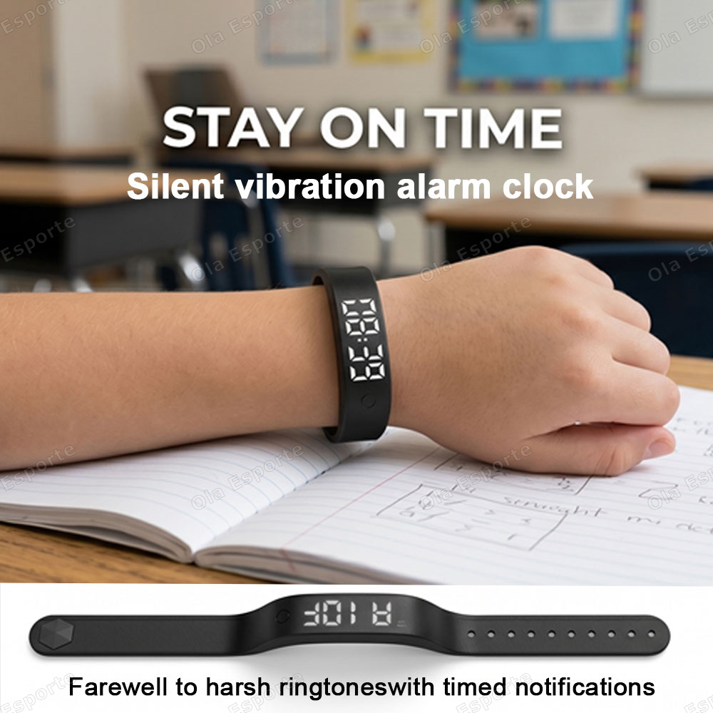 Wibrujący budzik zegarek dla g – Smartwatch Square Watches For Men recenzja i cena