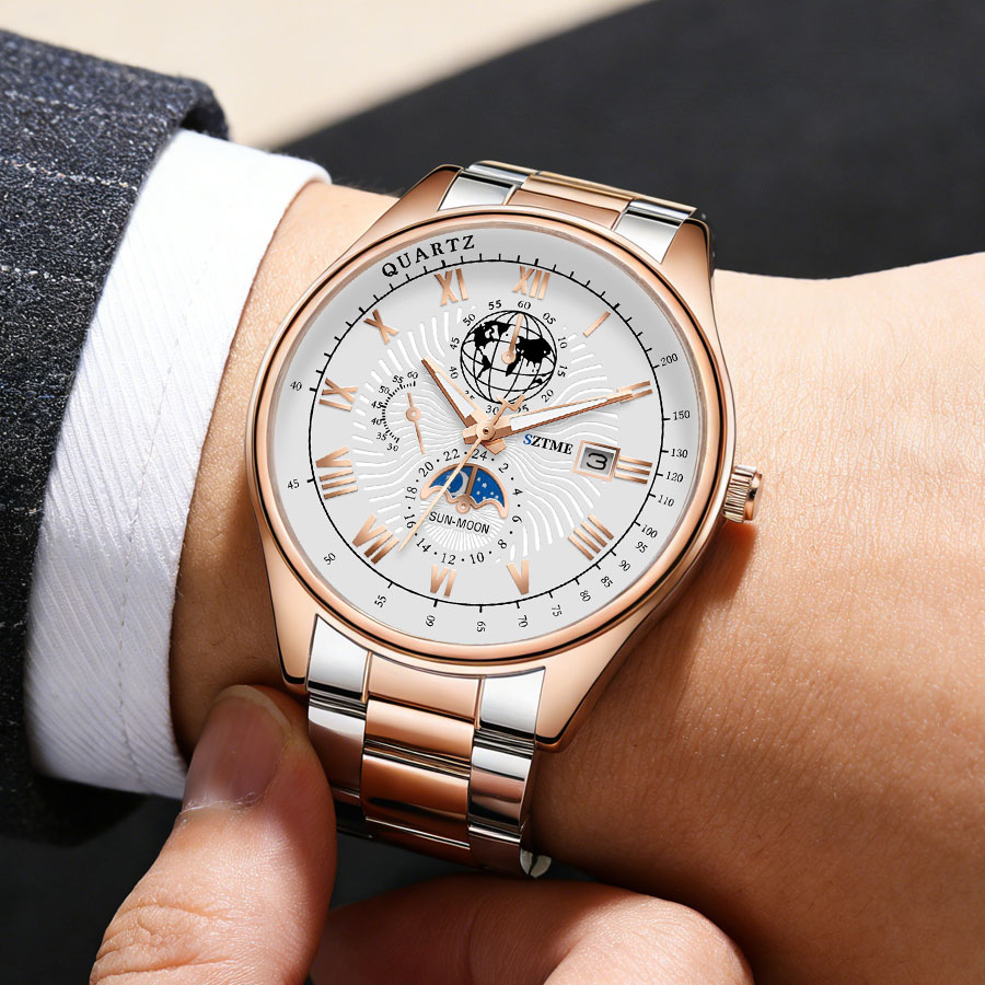 Luksusowe zegarki męskie bizne – Smartwatch Trending Watches For Men recenzja i cena