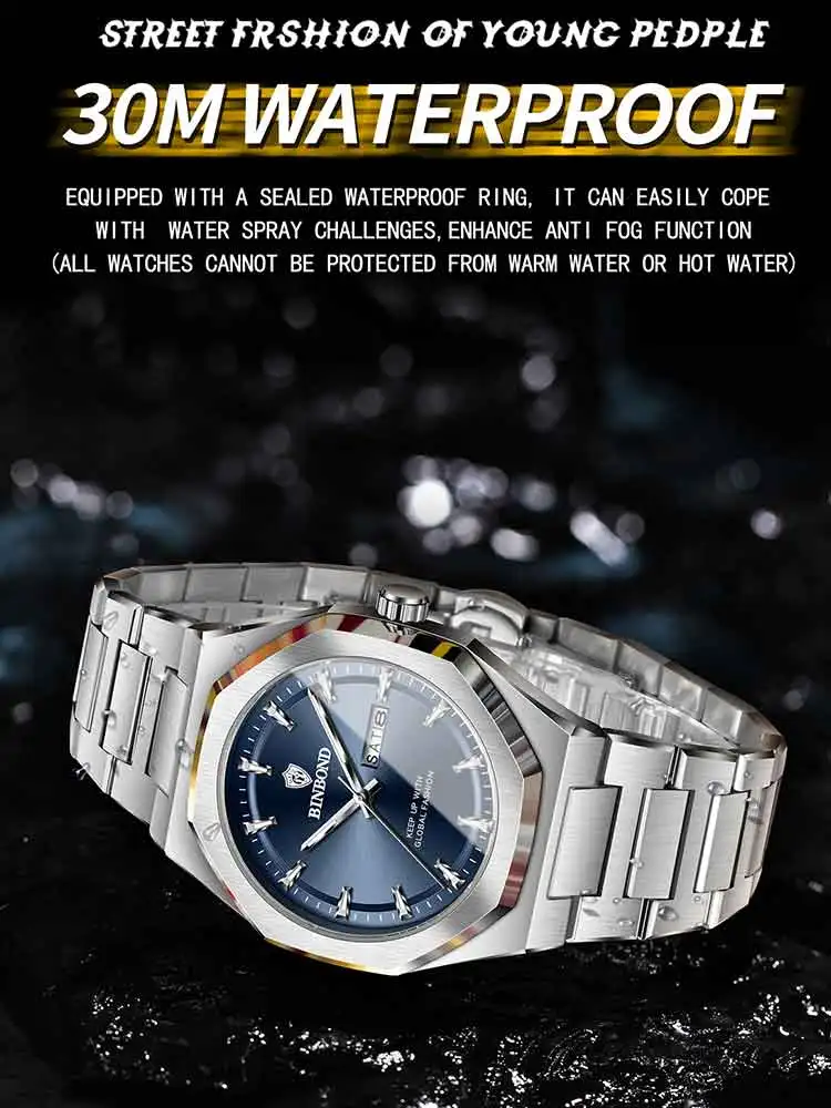BINBOND Modny Męski Zegarek Kw – Smartwatch Trending Watches For Men recenzja i cena