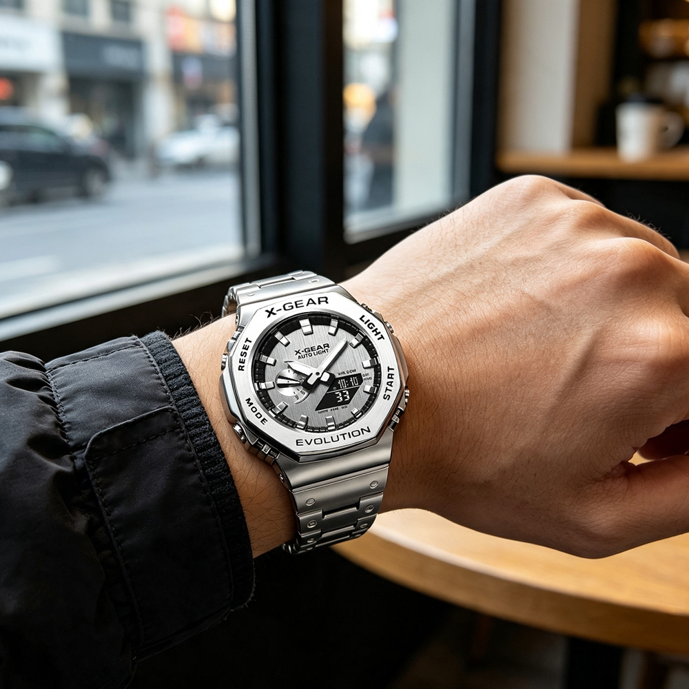 X-GEAR Cyfrowy Zegarek Sportow – Smartwatch Watches Digital recenzja i cena