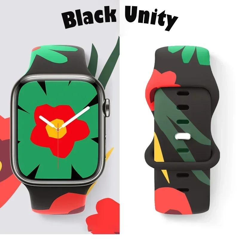 Drukowany silikonowy pasek do  – Smartwatch Iphone Watches For Women recenzja i cena