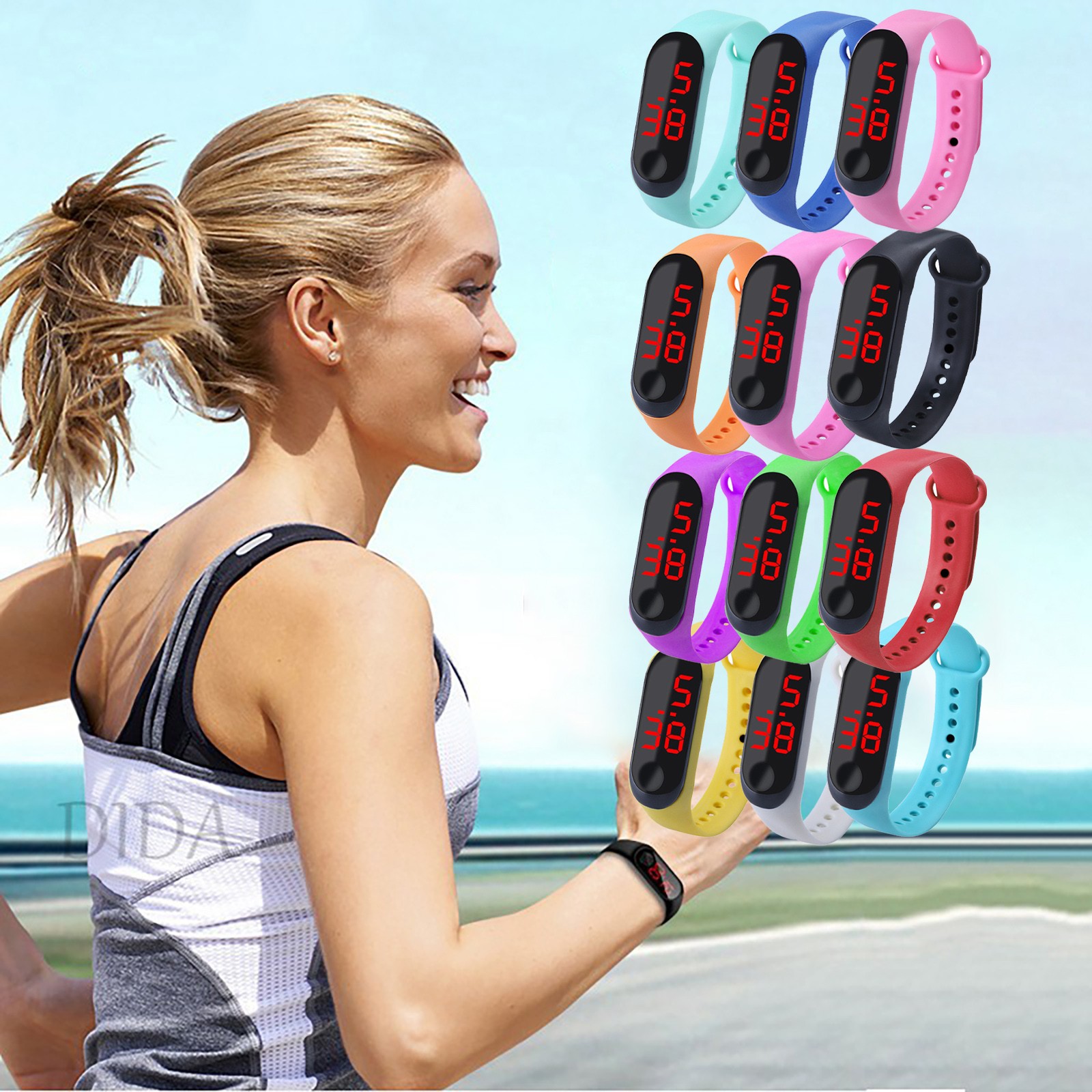 Sportowa bransoletka zewnętrzn – Smartwatch Watches Digital recenzja i cena