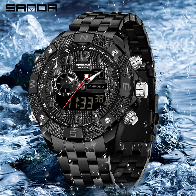 Elektroniczny zegarek SANDA, m – Smartwatch Trending Watches For Men recenzja i cena