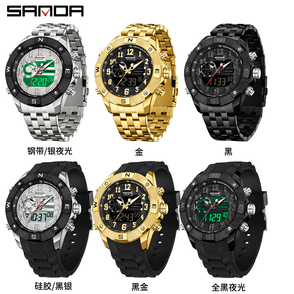 Elektroniczny zegarek SANDA, m – Smartwatch Trending Watches For Men recenzja i cena