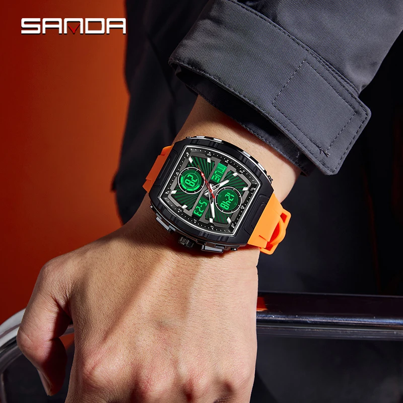 Zegarki męskie SANDA, nowy tre – Smartwatch Trending Watches For Men recenzja i cena