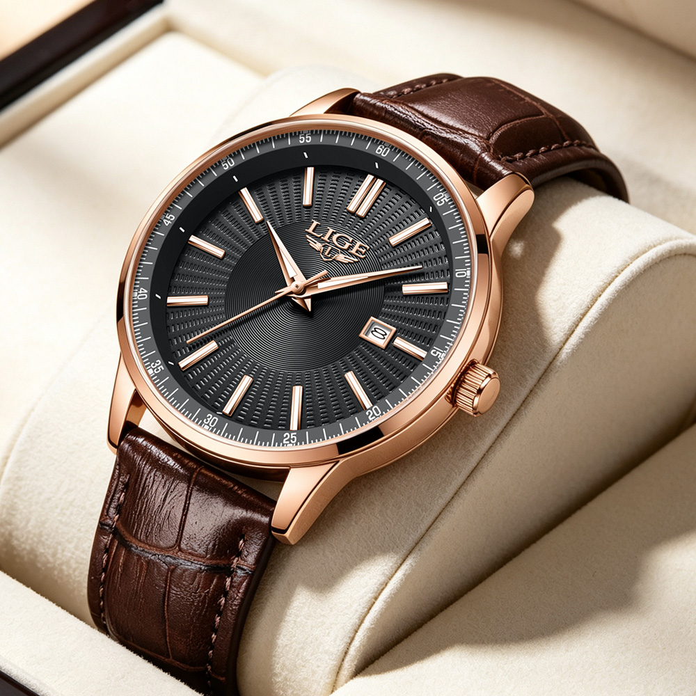 Zegarki męskie LIGE, luksusowa – Smartwatch Watches For Men Brands recenzja i cena