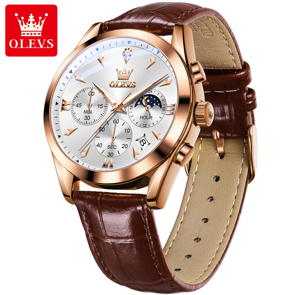 OLEVS Brand New modny zegarek  – Smartwatch Watches For Men Brands recenzja i cena