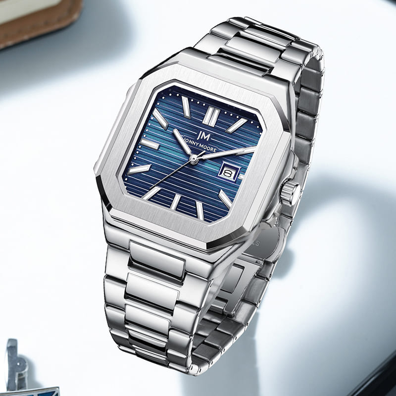 JONNY MOORE K1050 Modny Luksus – Smartwatch Square Watches For Men recenzja i cena